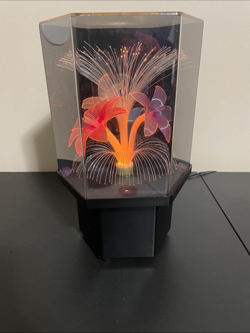 Vintage Fiber Optic Floral Light - Picture 1 of 5